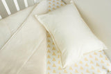 Ivory and Gold Crib Fitted Sheet