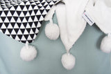 Triangle Pom Pom Baby Blanket