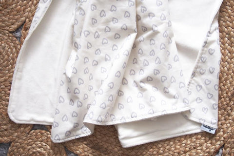 Heart Faux-Fur Blanket