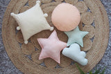 Mint Star Pillow