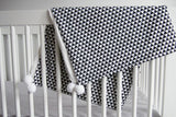 Triangle Pom Pom Baby Blanket