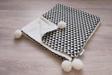 Triangle Pom Pom Baby Blanket