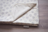 Heart Faux-Fur Baby Blanket