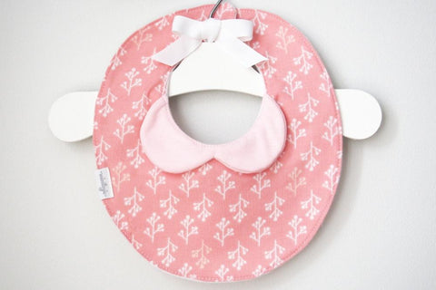 Pink Woodland Baby Bib