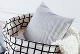 White and Black X Throw Pillow