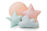 Mint Star Pillow