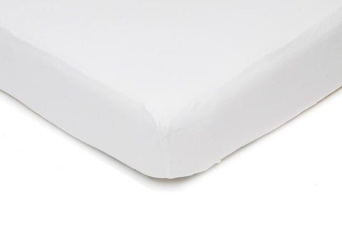 White Crib Fitted Sheet