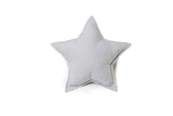 Light Gray and Blush Star Pillows Set