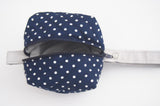 Navy and White Pacifier Bag
