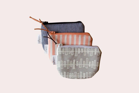 striped pacifier bags