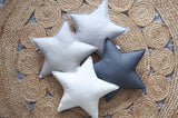 Dark Gray Star Pillow