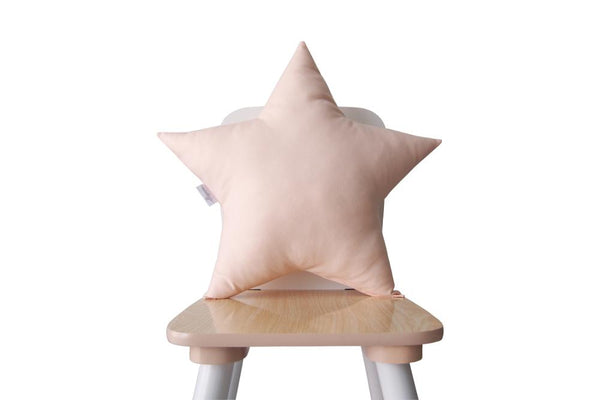 pink shell star pillow