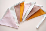 Pink and Mustard Flag Bunting