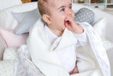 Heart Faux-Fur Baby Blanket