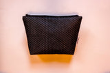 Black Polka Dots Denim Bag