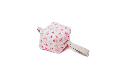 Pink Roses Pacifier Bag