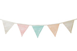 Mint and Coral bunting