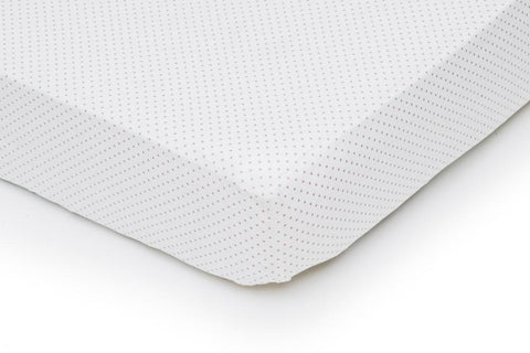 Grey Polka Dots Crib Fitted Sheet