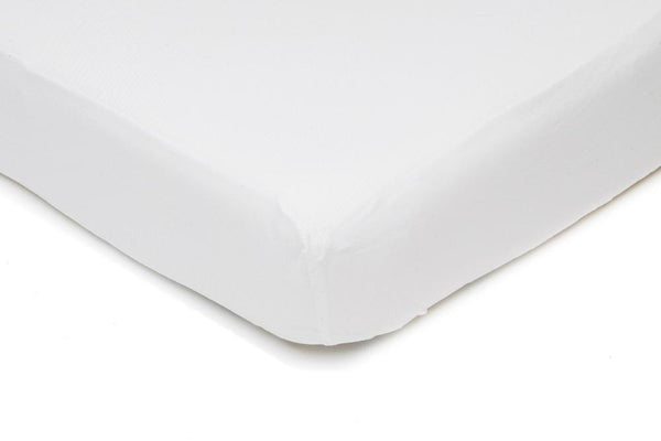 White Crib Fitted Sheet