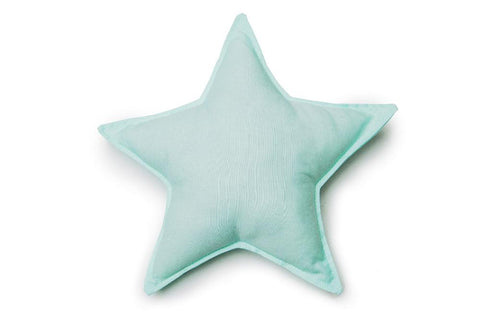 mint star pillow