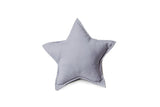 Gray and Pink Star Pillows Set