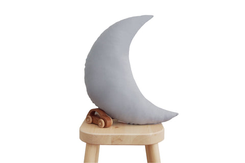 gray Moon Pillow