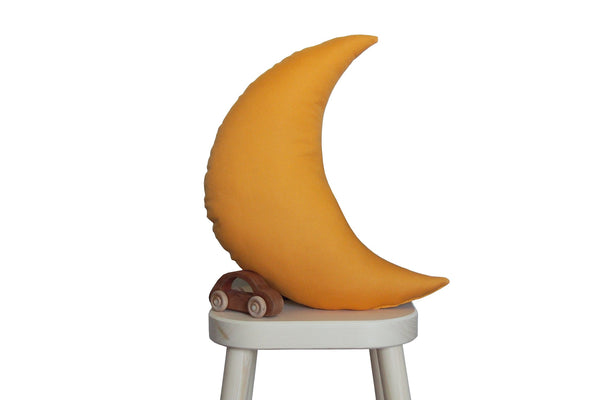 Mustard moon pillow
