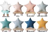 Light Aqua Star Pillow