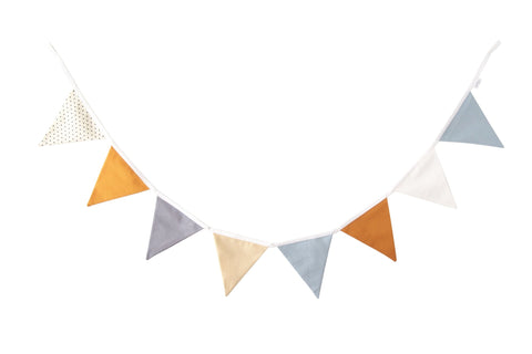 Blue and Ochre bunting